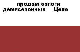 продам сапоги демисезонные  › Цена ­ 2 000 - Ивановская обл. Одежда, обувь и аксессуары » Женская одежда и обувь   . Ивановская обл.